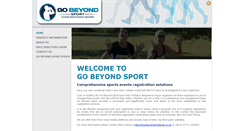 Desktop Screenshot of gobeyondsport.com